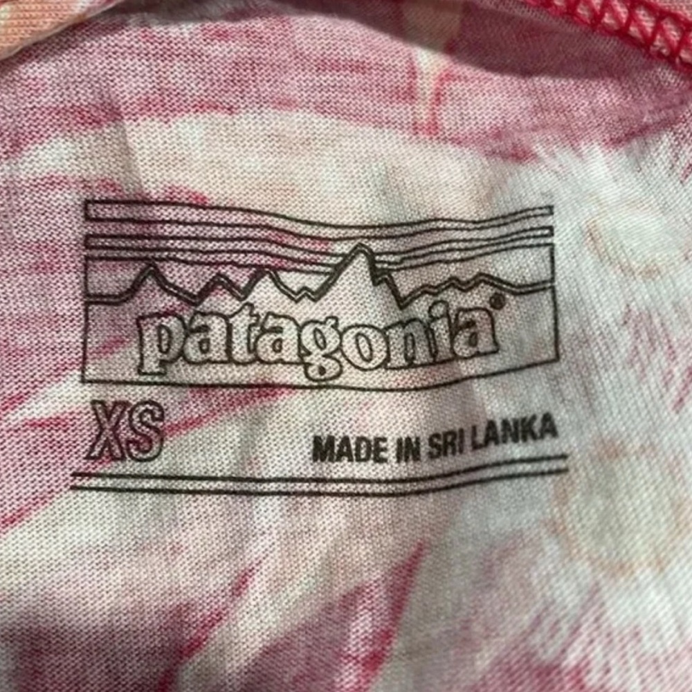 NEW Patagonia Women XS Dress Edisto Reef‎ Pink Floral Tie Racerback Tropical - Picture 6 of 8